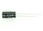 Конденсатор электролитический 470мкФ 10В 20% 105°C (6х12мм)