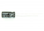 Конденсатор электролитический 220мкФ 16В 20% 105°C (6х12мм)