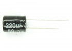 Конденсатор электролитический 220мкФ 50В 20% 105°C (10х13мм)