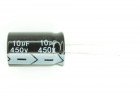 Конденсатор электролитический 10мкФ 450В 20% 105°C (13х21мм)