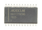 MAX7219CWG+T (SO-24) Драйвер светодиодных индикаторов 8-разрядов ОК с последовательным интерфейсом