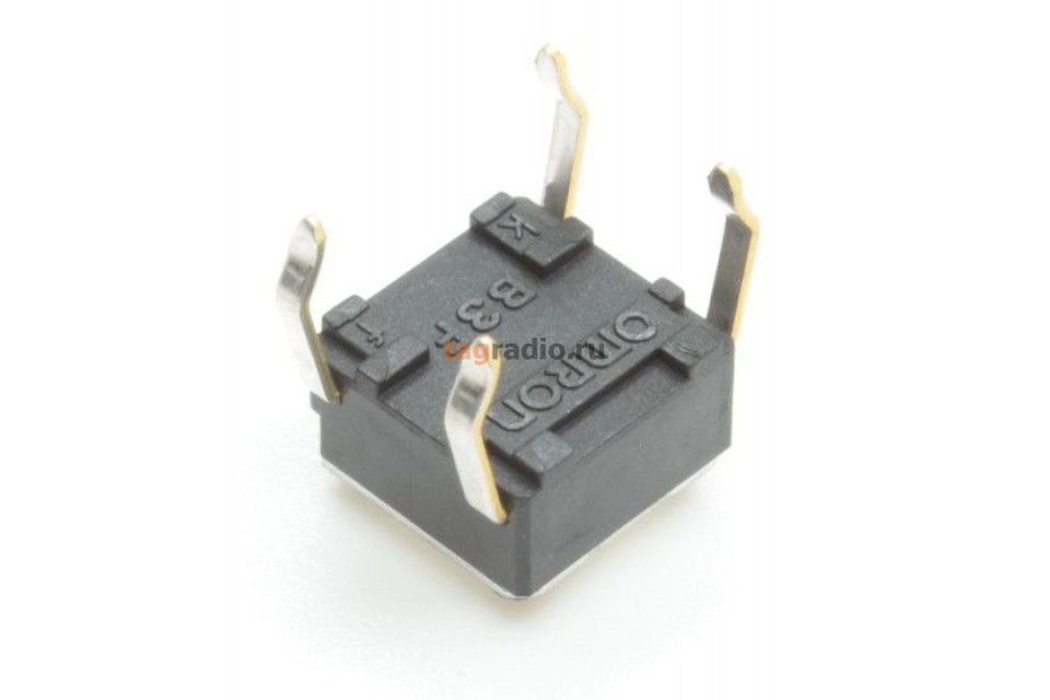 B3f B3F-1000 Кнопка тактовая 6х6мм h=4,3мм 4 конт. SPST-NO