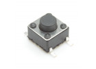 Кнопка тактовая SMD 6х6мм h=5мм 4 конт. SPST-NO