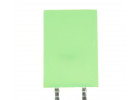Светодиод прямоугольный 5х5х7мм (Зелёный)