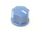 KN-1250/BL Ручка пластиковая 15x10,5мм под ось 6,35мм + винт (Синий)