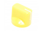 KN-19/Y Ручка пластиковая 19x15мм под ось 6,35мм + винт (Желтый)