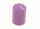 KN-1900H/PU Ручка пластиковая 12,7x15,78мм под ось 6,35мм + винт (Фиолетовый)