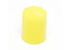 KN-1900H/Y Ручка пластиковая 12,7x15,78мм под ось 6,35мм + винт (Желтый)