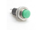 DS-314/G Кнопка на панель зеленая без фиксации OFF-(ON) SPST 250В 0,5А (10мм)
