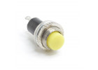 DS-314/Y Кнопка на панель желтая без фиксации OFF-(ON) SPST 250В 0,5А (10мм)