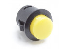 R13-507K/Y Кнопка на панель желтая без фиксации OFF-(ON) SPST 250В 3А (16мм)