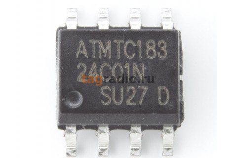 24C01 (SO-8) Энергонезависимая память EEPROM 1 Кбит