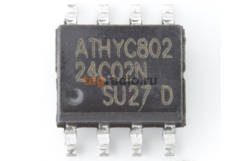 24C02 (SO-8) Энергонезависимая память EEPROM 2 Кбит