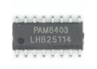 PAM8403DR-H (SO-16) УНЧ D-класса 2x3Вт