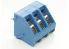 LF330-5.0-03P (Синий) Винтовой клеммник на плату 3 конт. шаг 5мм 300В 15А