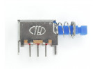 PS-12E01N Кнопочный переключатель без фиксации ON-(ON) SPDT 50В 0,5А