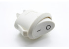 KCD-1220 2P Переключатель на панель овальный белый ON-OFF SPST 250А 6А (20,6х13,2мм) [MRS-101-10C3-W/W]
