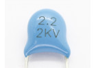 Конденсатор керамический 2,2 пФ 2кВ 10% (CC81-2KV-05B-NP0-2.2pF-J-F5)