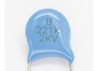 Конденсатор керамический 220 пФ 2кВ 10% (CC81-2KV-12B-NP0-220p-J-F5)