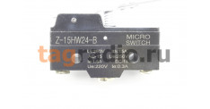 Z-15HW24-B Микропереключатель ON-(ON) SPDT 250В 15А