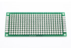 Плата макетная двухсторонняя, текстолит 30x70мм (шаг 2,54мм)