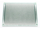 Плата макетная двухсторонняя, текстолит 50x70мм (шаг 2,54мм)