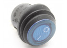 SB040-12V Переключатель на панель влагозащищенный с подсветкой 12В синий ON-OFF SPST 12В 20А (20,2мм)