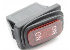 SB068 Переключатель на панель влагозащищенный красный ON-ON SPDT 250В 15А (28,5x10,5мм)