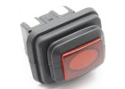 SB146 Кнопка на панель влагозащищенная красная с фиксацией ON-OFF DPST 250В 8А (19,2x13,2мм)