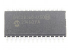 ENC28J60-I/SO (SO-28) Автономный Ethernet контроллер с SPI интерфейсом