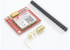 SIM800L red Модуль GSM на плате с разъемом microSIM Uвых=3,7-4,2В