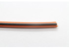 ПВАМ-0,50 кв.мм (Оранжевый-Черный) Провод автомобильный медный 1м