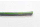 ПВАМ-0,50 кв.мм (Серый-Зеленый) Провод автомобильный медный 1м