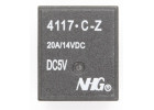 4117-C-Z-20A-5VDC-1.0 Реле 5В SPDT 120В 10А