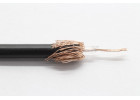 Коаксиальный кабель RG-174 Cu/CCA, PE/PVC, 66%, 50 Ом, 3ГГц, черный 1м
