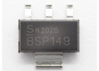 BSP149H6327XTSA1 (SOT-223) Полевой транзистор N-MOSFET 200В 0,66А
