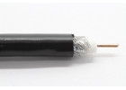Коаксиальный кабель RG-58 CCS/Al/Al, PE-Foam/PVC, 66%, 50 Ом, чёрный 1м