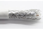 Коаксиальный кабель RG-6U CCS/Al/Al 48%, PE-Foam/PVC, 85%, 75 Ом, белый 1м