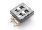 DIP переключатель SMD 2 поз. 24В 0,025А
