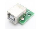 Гнездо USB тип B на плате 4pin шаг 2,54мм