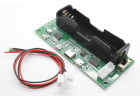 PAM8403+AC22BP0Q457-55F4+TC4056A Модуль УНЧ с приемником Bluetooth 5.0 и отсеком 18650 2x1,6Вт 4 Ом
