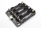 Модуль зарядки Li-ion аккумуляторов 4x18650 Uвх=5В Iзар=3А (Micro-USB) с функцией питания (USB тип A) Uвых=5В Imax=3А/Uвых=3В Imax=1А