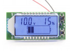 Вольтметр 8-100В и индикатор заряда Li-ion 3S-20S/LiFePO 3S-23S/свинцово-кислотный 12-84В (синий)