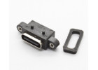 Гнездо Type-C 2pin на панель 5x10,8мм (черный)