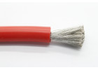 Провод медный в силиконовой изоляции 7AWG (10,5 кв.мм) красный 1м