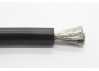 Провод медный в силиконовой изоляции 10AWG (5,26 кв.мм) черный 1м