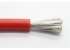 Провод медный в силиконовой изоляции 10AWG (5,26 кв.мм) красный 1м