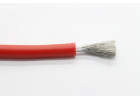 Провод медный в силиконовой изоляции 16AWG (1,31 кв.мм) красный 1м