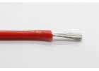 Провод медный в силиконовой изоляции 20AWG (0,52 кв.мм) красный 1м