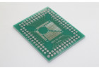 Макетная плата микросхемы SMD в корпусе TQFP 32-64 (0.8мм)/TQFP 32-100 (0.5мм)